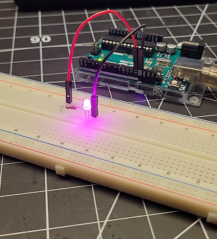 After experimenting with the wiring and lights, we moved on to experimenting with the colour-coded resistors, capping it at a certain charge amount to run our circuits.